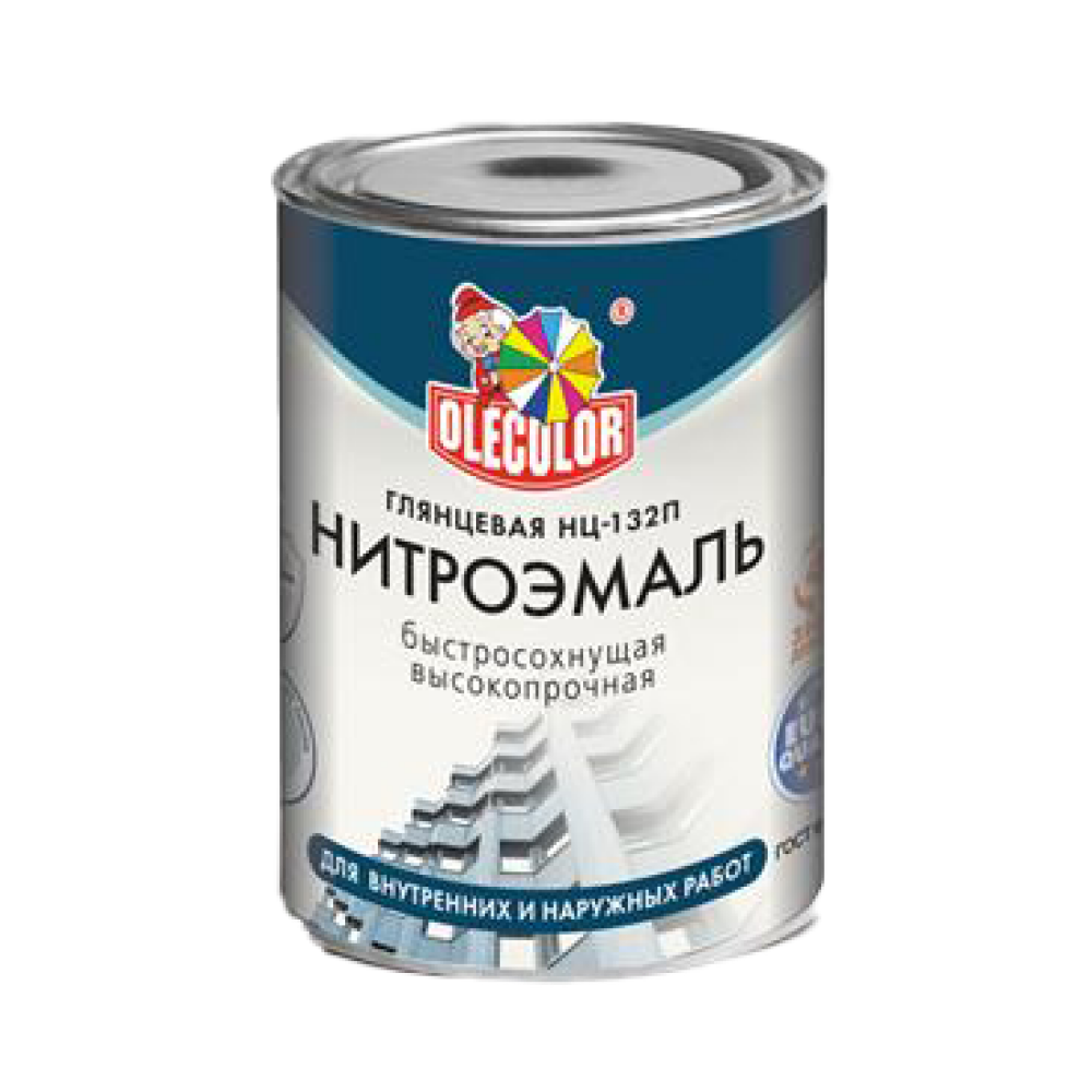 Эмаль НЦ-132П зеленая Olecolor 1,7 кг