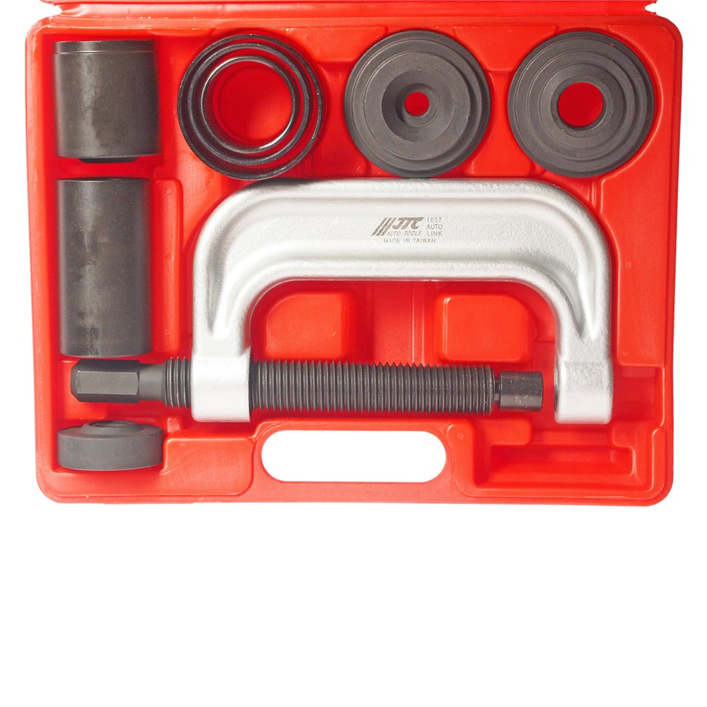 jtc-1037-1 JTC-1037 - Приспособление для снятия и установки запрессованных элементов JTC - Комплектация
Струбцина усиленной конструкции — 1 шт.
Адаптеры для монтажа/демонтажа — 5 шт.
Насадки — 3 шт.
Описание
Предназначен для снятия/установки запрессован — изображение 2