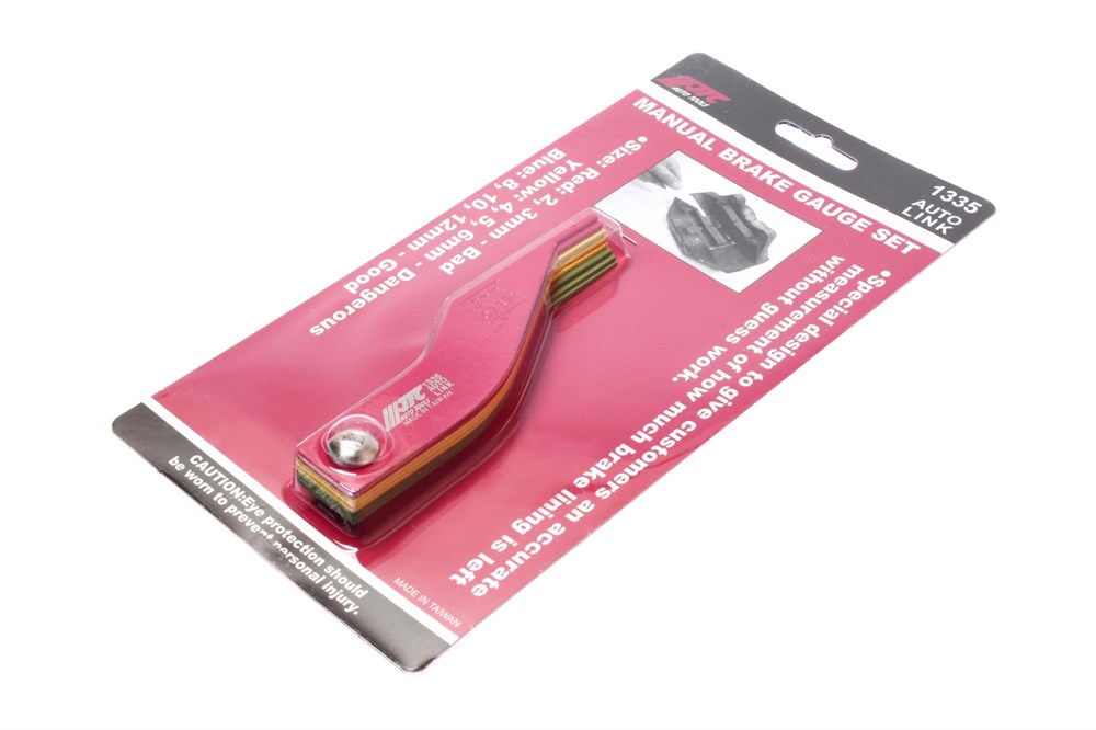 jtc-1335-1 JTC-1335 - Приспособление для измерения толщины колодок дисковых тормозов 2-12мм JTC -  
  Специальная конструкция позволяет точно определить степень износа тормозной колодки.
 
  Размеры: 
 
 
  
    Красный цвет, 2, 3 мм. - непригодно для экспл — изображение 2