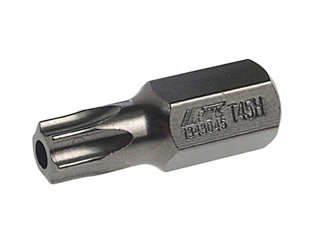 JTC-1343045 - Бита TORX Т45х30мм 10мм S2 JTC - 
Материал: S2.
Размер: Т45Н.
Длина: 30 мм.
Количество шт. в упаковке: 10.