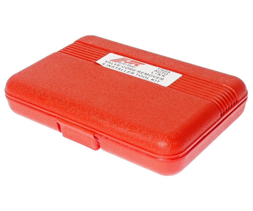 jtc-1360a-2 JTC-1360A - Приспособление для снятия и установки клапанов автокондиционера в кейсе JTC -  
  Применение комплекта позволяет заменить клапаны кондиционера без разгерметизации системы и потери хладагента.
   В комплект входит фиксирующее приспособление, — изображение 3