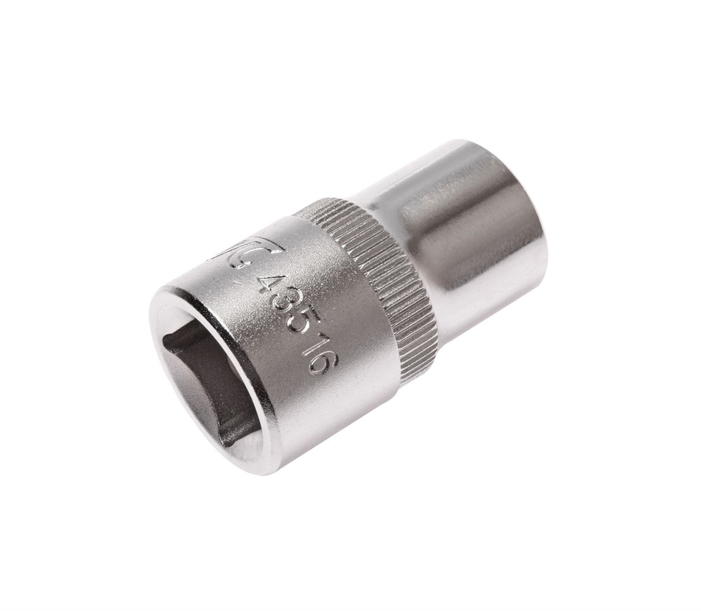 JTC-43516 - Головка торцевая 1/2&quot; TORX E16 L=38мм JTC - 
  Изготовлена из закаленной хром-ванадиевой стали. 
  Размер: 1/2&amp;rdquo;хE16.
  Общая длина: 38 мм. 
  Количество в оптовой упаковке: 10 шт. и 200 шт. 
  Габаритные размеры: 38/22/22 мм. (Д/Ш/В