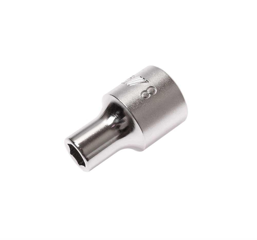 jtc-43808-1 JTC-43808 - Головка торцевая 1/2" 08мм L=38мм JTC -  
  6 граней, метрический размер. 
  Изготовлена из закаленной хром-ванадиевой стали. 
  Размер: 1/2”х8 мм.
  Длина: 38 мм. 
  Количество в оптовой упаковке: 10 шт. и 200 шт. 
  Габаритные ра — изображение 2