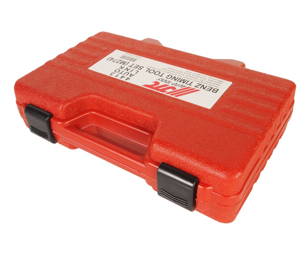 jtc-4413-2 JTC-4413 - Набор приспособлений для фиксации распредвала (MERCEDES M274) JTC - 
Набор специально разработан для фиксации распредвала MERCEDES (Мерседес) в ВМТ.
Применение: 1.6L, двигатель V4, А и В класс.
Двигатели: только новые М270, М133, М274.
 Ори — изображение 3