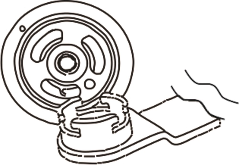 jtc-4438-3 JTC-4438 - Фиксатор коленвала (FORD Duratec) JTC - Комплектация 
Фиксатор коленвала.
Описание
Специальное приспособление, для фиксации шкива коленвала.
Оригинальный номер: 49 B011 105.
Применение
FORD 1.8, 2.0 Duratec бензиновый двигат — изображение 4