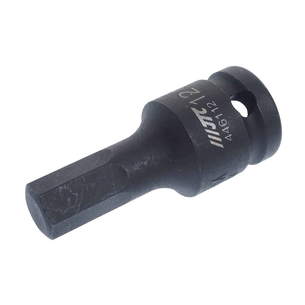 JTC-446112 - Бита-головка 1/2&quot; HEX H12х25мм ударная L=60мм JTC - 
Материал: SNCM 8660, под ключ 1/2&quot;.
Тип: H-12.
Диаметр: 25 мм.
Длина: 60 мм.