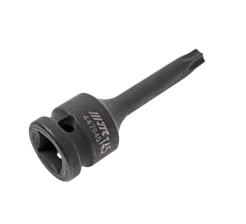 JTC-447845 - Бита-головка 1/2&quot; TORX T45х78мм ударная JTC - 
	Материал: SNCM 8660.
	Размер: TORX 1/2&quot;хT45.
	Общая длина: 78 мм.
	Габаритные размеры: 78/25/25 мм. (Д/Ш/В)
	Вес: 85 гр.






Размер
Усилие max., lb-in
Усилие max., Н&amp;middot;м
