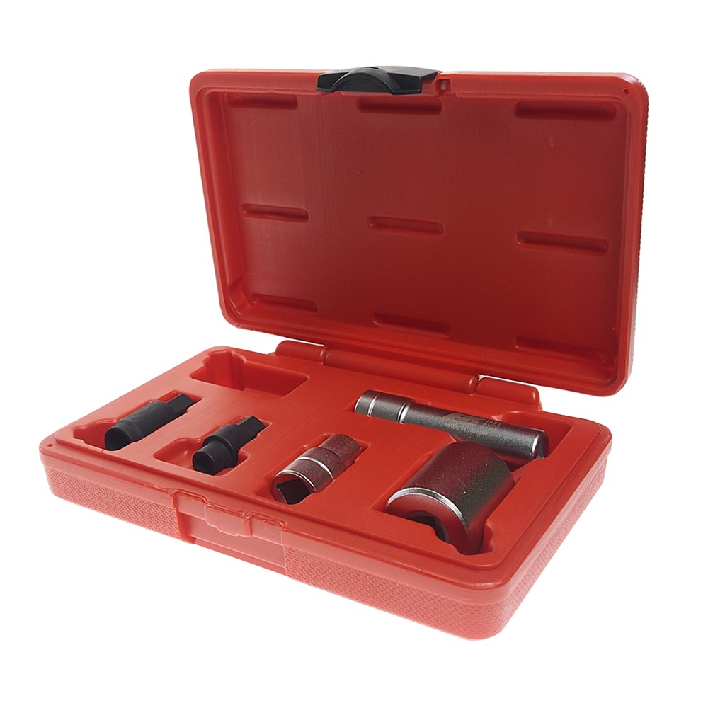 JTC-4493 - Набор головок для ТНВД специальных (BOSCH VE, TDI, CR) 5 предметов JTC - 
Используется для демонтажа винтов топливного насоса.
Применение: VE (Bosch VE), VP EDC TDI (Bosch TDI) и VP 37(Bosch CR).
В комплекте:

Головка треугольной заглушки