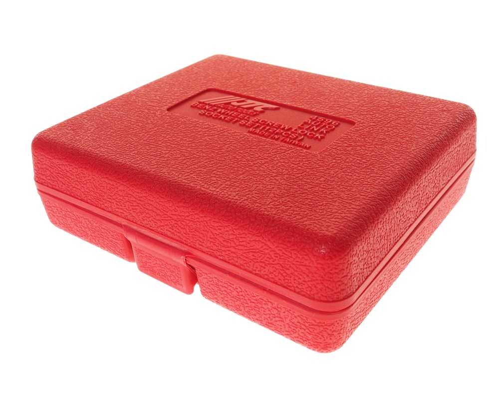 jtc-4596-1 JTC-4596 - Набор головок для секретных болтов и гаек (10 головок, экстрактор, фикс.гайка) (MERCEDES) JTC - 
Этот набор поможет открутить болты на колесе, даже если Ваш клиент потерял ключ от секретных болтов.
Применяется для установки секреток на большинс — изображение 2