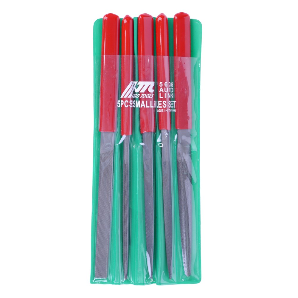 jtc-5636-1 JTC-5636 - Набор надфилей разнопрофильных 215мм 5 предметов JTC - 
	Материал: алюминиевый сплав марки SK58.
	Твердость: HRC59 (высокая).
	Общая длина: 215 мм.
	Общее количество предметов: 5.
	Упаковка: прочный переносной кейс.
	Количество в оптовой — изображение 2