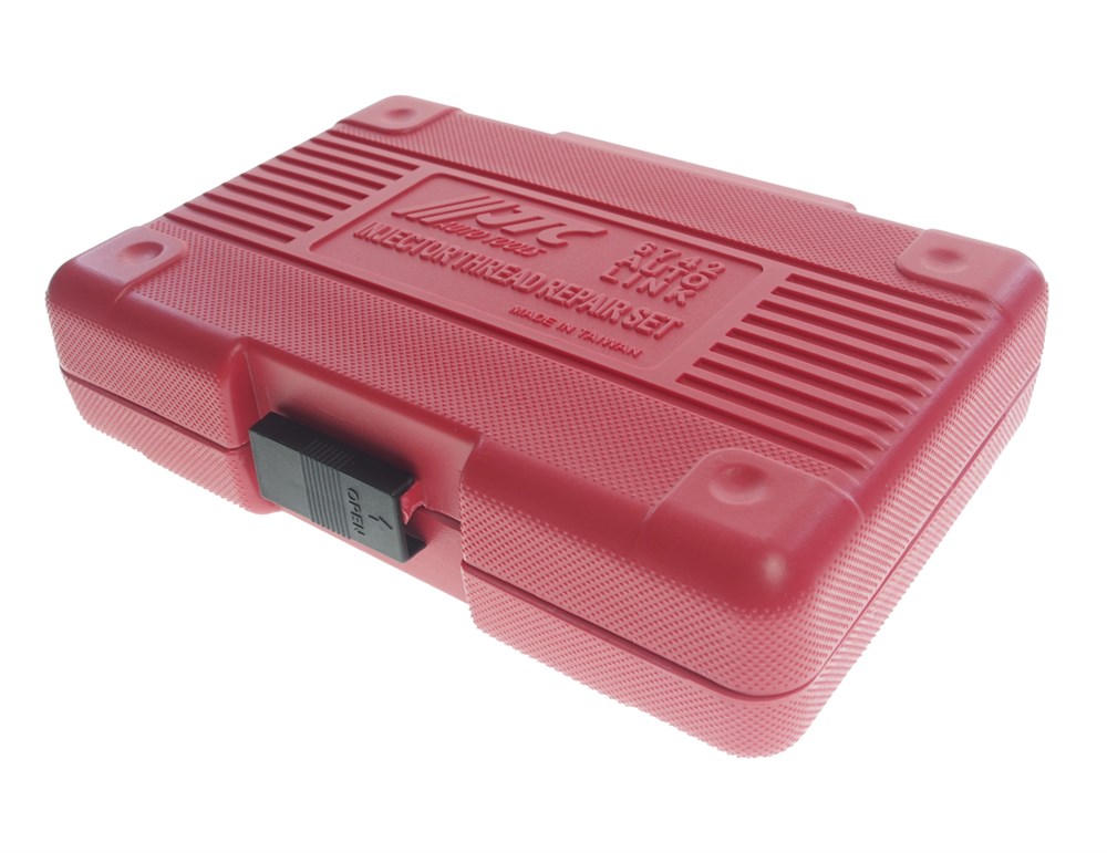 jtc-6742-2 JTC-6742 - Набор для восстановления резьбы в блоке цилиндров JTC - 
Предназначен для извлечения сломанного болта М6 х 1 из блока цилиндров без снятия ГБЦ.
Экономит деньги и время, устраняя необходимость снятия ГБЦ.
Размер восстановленной резьбы МВ х 1.0. — изображение 3