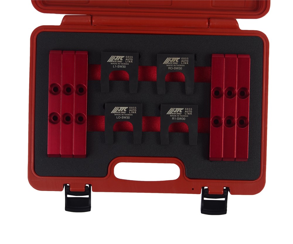 jtc-6855s-1 JTC-6855S - Специнструмент для фиксации вала распределительного (MERCEDES M176) используется с JTC-4580 JTC - 
Предназначена для приведения и удержания распределительного вала в положении ВМТ.
Применять с JTC-4580.
Применение: бензиновый двигатель (M176) — изображение 2