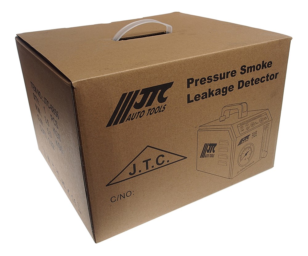 jtc-6856-6 JTC-6856 - Прибор для обнаружения утечек в системе 12V (185x330x210мм) дымогенератор JTC - 
Предназначен для обнаружения утечек в системе.
Разработан с масляным окном, расходомером и манометром воздуха, для более легкого использования.
Применяется для — изображение 7