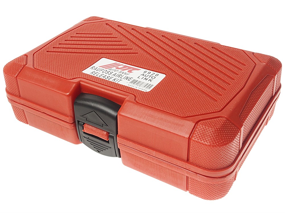 jtc-6920-2 JTC-6920 - Набор для разъединения трубок пневматических грузовых автомобилей JTC - 
Специально предназначена для демонтажа пневматических трубок грузовых автомобилей.
Размер: 6, 8, 10, 12, 14, 16 мм.
Применение: SCANIA, VOLVO, UD, HINO, FUSO и т.п. — изображение 3