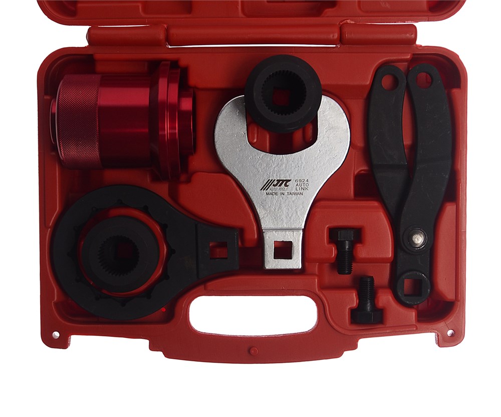 jtc-6924-1 JTC-6924 - Набор инструментов для ремонта редуктора заднего моста (BMW RWD,4WD) JTC - Этот инструмент предназначен для установки и снятия гайки винта между задним ведущим мостом и дифференциалом, также может быть использован для замены уплотнения вала диф — изображение 2