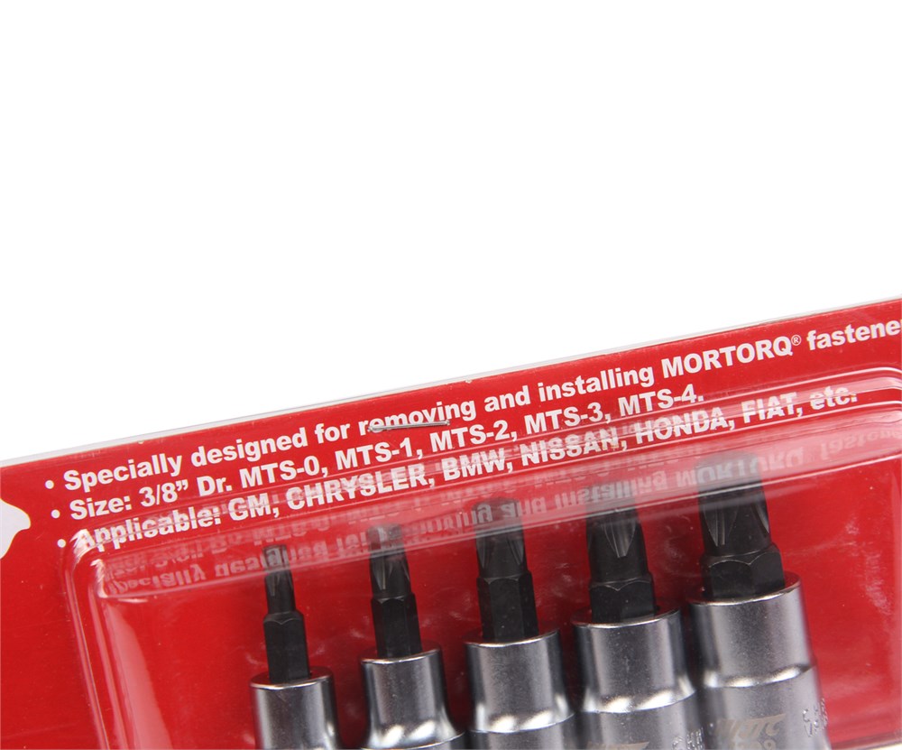 jtc-7209-5 JTC-7209 - Набор головок для винтов MTS MORTORQ с насадкой 4-лучевых JTC - Специально разработан для снятия и установки 4-лучевых винтов MORORQ.
Посадочный квадрат: 3/8", MTS-0, MTS-1, MTS-2, MTS-3, MTS-4.
Применяемость: GM, Chrysler, BMW, Nissan, H — изображение 6