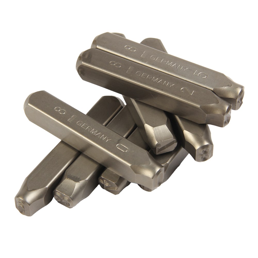 jtc-7244-2 JTC-7244 - Клейма цифровые 8мм (HRC 60+-2град. DIN 1451) JTC - Клейма цифровые
Характеристики:
Тип: цифровые
Размер 8мм
Длина 69,1мм
Твердость: 60±2HRC
Материал: хромованадиевая сталь
Комплектация: 9 предметов ("0-9") — изображение 3