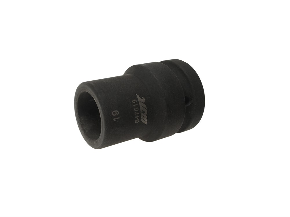 JTC-847619 - Головка торцевая 1&quot; 19мм 4-х гранная ударная (квадрат) L=76мм JTC - 
4 грани, метрический размер.
Длина: 76 мм.
Размер: 1&quot;х19 мм.