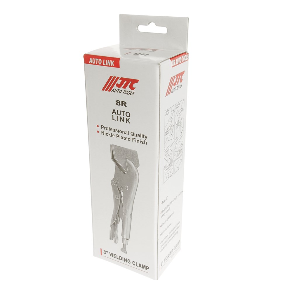 jtc-8r-1 JTC-8R - Клещи для сварочных работ 8" с фиксатором JTC - Комплектация
Клещи для сварочных работ - 1 шт.
Описание
Плоские захваты инструмента предназначены для фиксации различных элементов при выполнении сборочных и сварочных работ.
Монтажный р — изображение 2