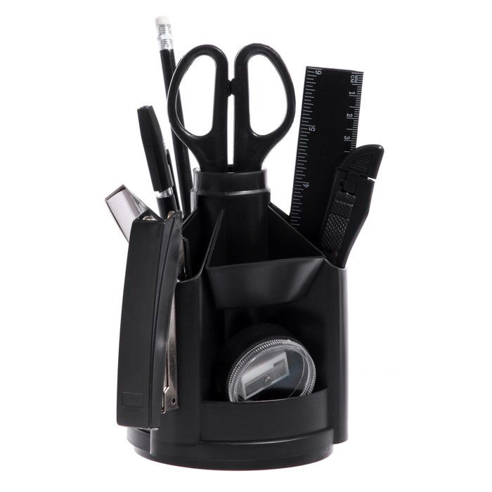 kanceljarskij-nabor-11-predmetov-staff-ampquotminideskampquot-vrashhajushhijsja-2065347-2 Канцелярский набор 11 предметов, STAFF "Минидеск", вращающийся — изображение 3