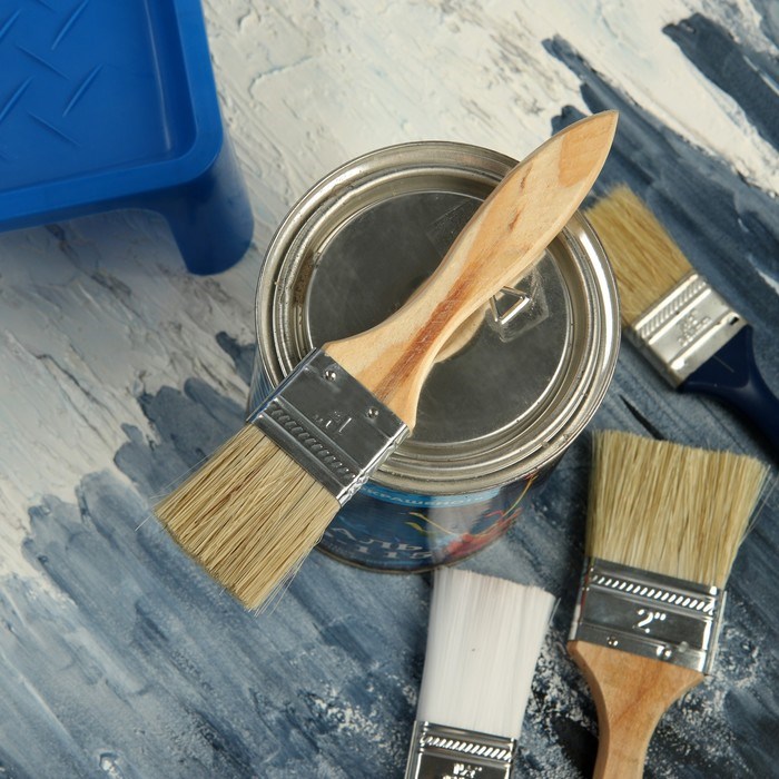 kist-ploskaja-tundra-smeshannaja-shhetina-derevjannaja-rukojatka-1.5ampquot-38-mm-1818230-5 Кисть плоская ТУНДРА, смешанная щетина, деревянная рукоятка, 1.5", 38 мм — изображение 6