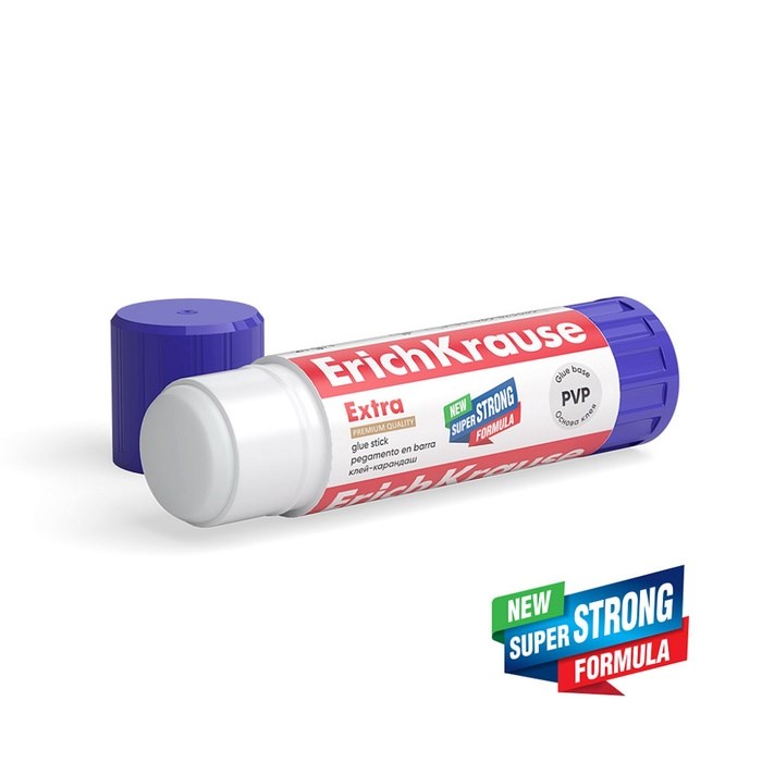 klej-karandash-erichkrause-extra-pvp-21-g-789514-1 Клeй-карандаш ErichKrause Extra PVP, 21 г — изображение 2