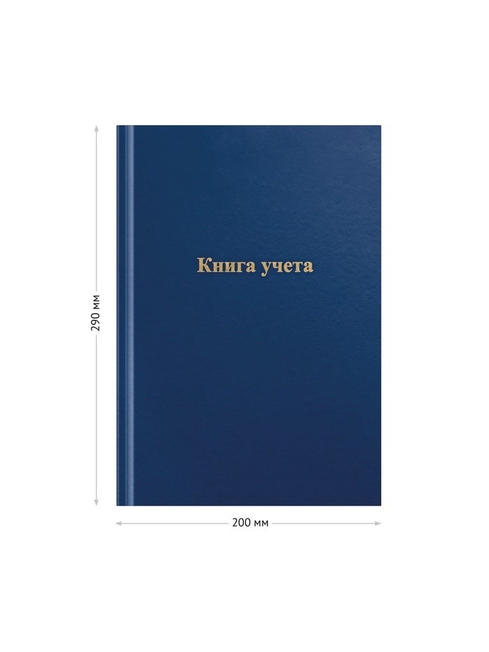 kniga-ucheta-192-lista-oblozhka-bumvinil-blok-gazetnyj-kletka-cvet-sinij-9563364-2 Книга учета, 192 листа, обложка бумвинил, блок ГАЗЕТНЫЙ, клетка, цвет синий — изображение 3