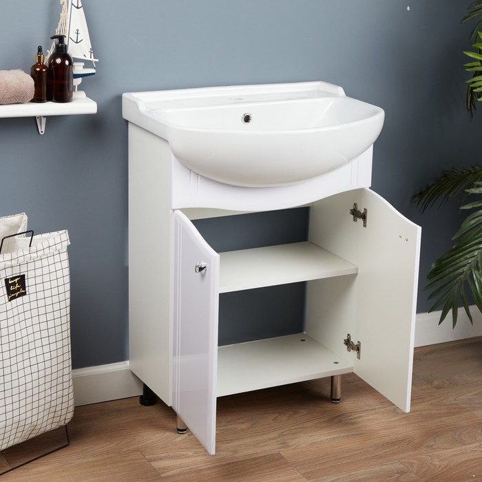 komplekt-mebeli-tumba-ampquottura-60ampquot-rakovina-ampquotujut-600ampquot-60-h-455-x-82sm-3445425-1 Комплект мебели: Тумба "Тура 60" + раковина "Уют 600", 60 х 45,5 x 82см — изображение 2