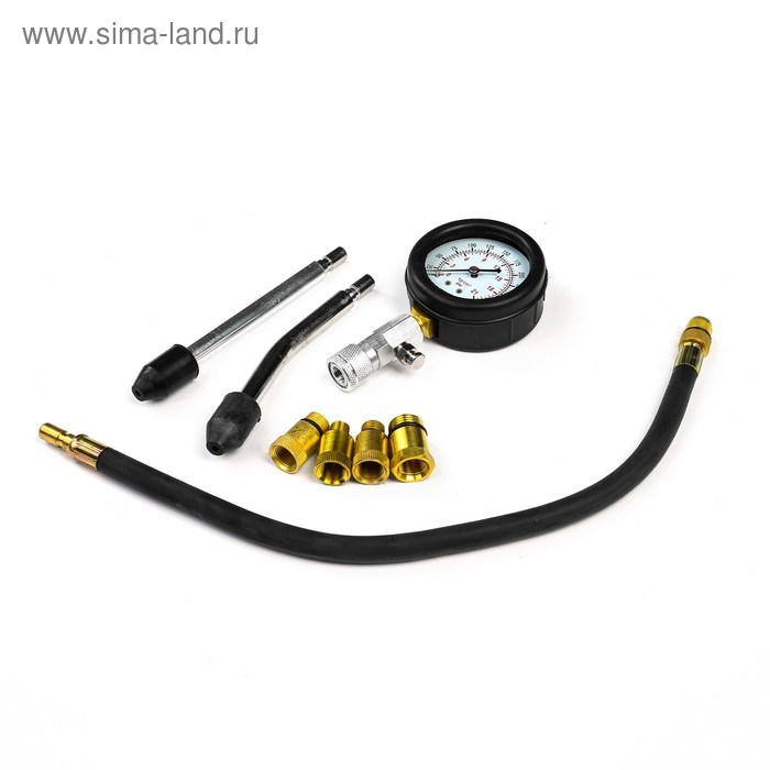 kompressometr-dlja-benzinovyh-dvigatelej-s-naborom-adapterov-v-kejse-2877910-1 Компрессометр для бензиновых двигателей с набором адаптеров в кейсе — изображение 2