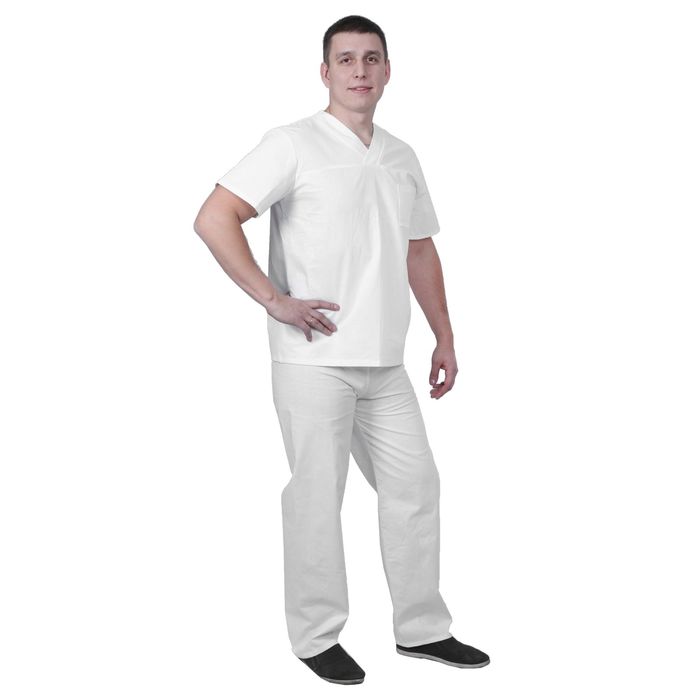 kostjum-universalnyj-r.-52-54-rost-170-176-sm-cvet-belyj-1769879-1 Костюм универсальный, р. 52-54, рост 170-176 см, цвет белый — изображение 2