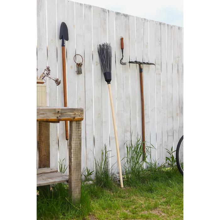 metla-polipropilenovaja-nabornaja-s-cherenkom-4-kolca-cvet-miks-1405225-4 Метла полипропиленовая, наборная, с черенком, 4 кольца, цвет МИКС — изображение 5