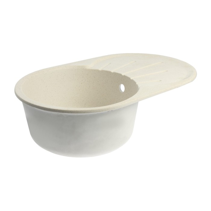 mojka-dlja-kuhni-iz-kamnja-zein-110q2-730-h-450-mm-ovalnaja-pereliv-cvet-bezhevyj-7573729-4 Мойка для кухни из камня ZEIN 110/Q2, 730 х 450 мм, овальная, перелив, цвет бежевый — изображение 5