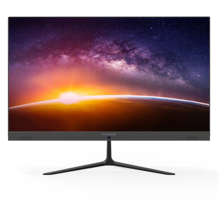 Моноблок SunWind Action AiO 23i, 23.8&quot;, IPS, N4020,4 Гб, SSD 256 Гб, UHD 600,Ubuntu, чёрный