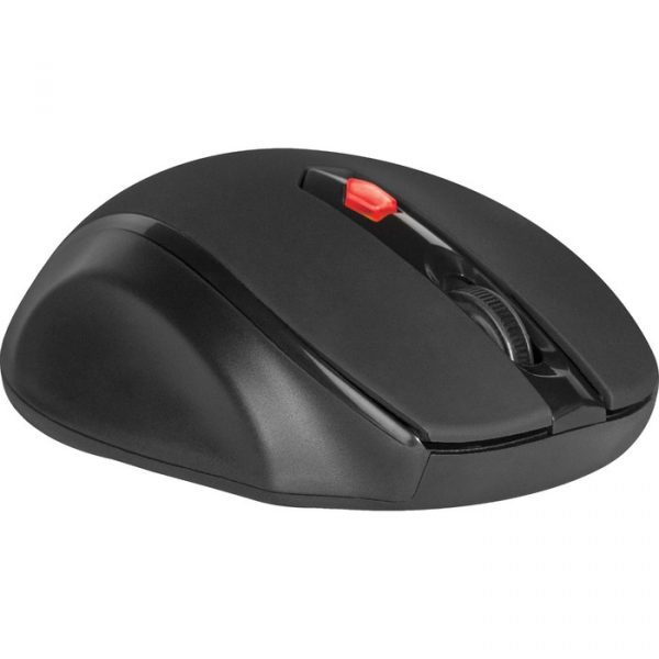 Мышь Defender Ultra MM-315, беспроводная, оптическая, 1600 dpi, 1xAA (не в компл), чёрная — изображение 4