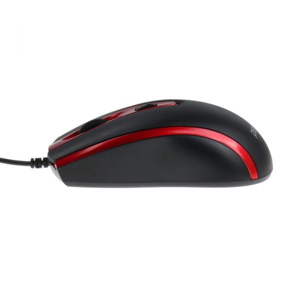 Мышь Perfeo PROFIL, проводная, оптическая, 1600 dpi, USB,красная — изображение 3