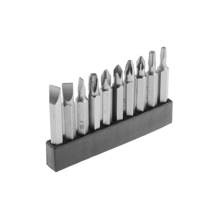 nabor-bit-tundra-stal-crv-ph-pz-sl-torx-h-50-mm-10-sht.-2270981-3 Набор бит ТУНДРА, сталь CrV, PH, PZ, SL, Torx х 50 мм, 10 шт. — изображение 4