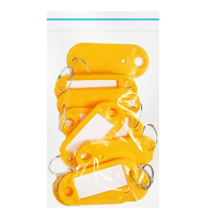 nabor-brelokov-dlja-kljuchej-10-shtuk-53-mm-cvet-zheltyj-10422419-5 Набор брелоков для ключей, 10 штук, 53 мм, цвет желтый — изображение 6