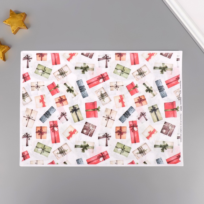 nabor-dekupazhnyh-kart-3-sht-amp171novogodnie-fonyamp187-plotnost-45-grm2-format-a4-10820823-2 Набор декупажных карт 3 шт «Новогодние фоны», плотность 45 гр/м2, формат А4 — изображение 3