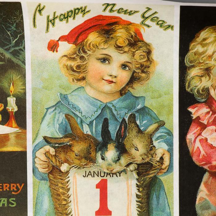 nabor-dekupazhnyh-kart-6-sht-ampquotvintazhnye-otkrytkiampquot-a4-45-gm2-5096033-2 Набор декупажных карт 6 шт "Винтажные открытки" А4, 45 г/м2 — изображение 3