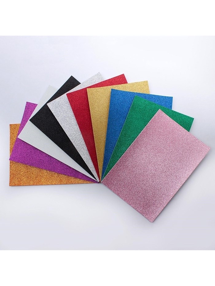 nabor-dlja-tvorchestva-ampquotdekor-penka-s-bljostkamiampquot-samoklejashhajasja-10-listov-10-cvetov-712093-2 Набор для творчества "Декор пенка с блёстками", самоклеящаяся, 10 листов, 10 цветов — изображение 3