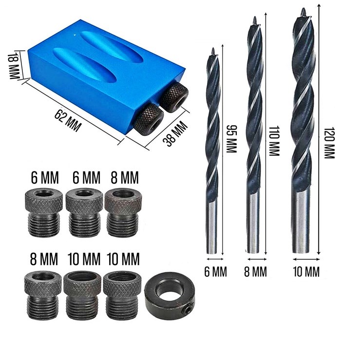 nabor-dlja-zasverlivanija-pod-uglom-15amp176-tundra-po-derevu-6-8-10-mm-5470946-2 Набор для засверливания под углом 15° ТУНДРА, по дереву, 6-8-10 мм — изображение 3