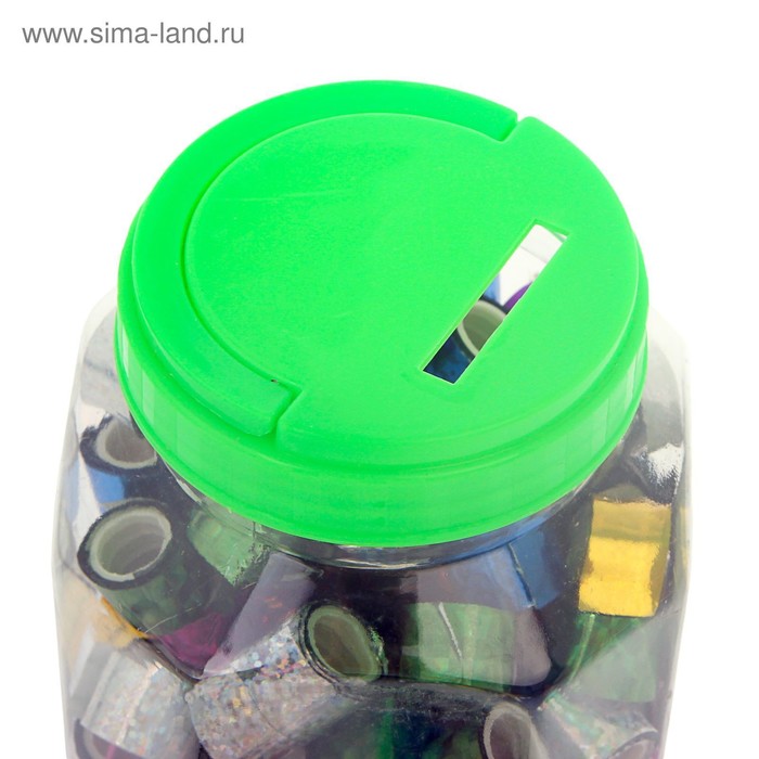nabor-iz-80-shtuk-klejkaja-lenta-golograficheskaja-12-mm-h-2m-miks-4792241-2 Набор из 80 штук, клейкая лента, голографическая, 12 мм х 2м, МИКС — изображение 3