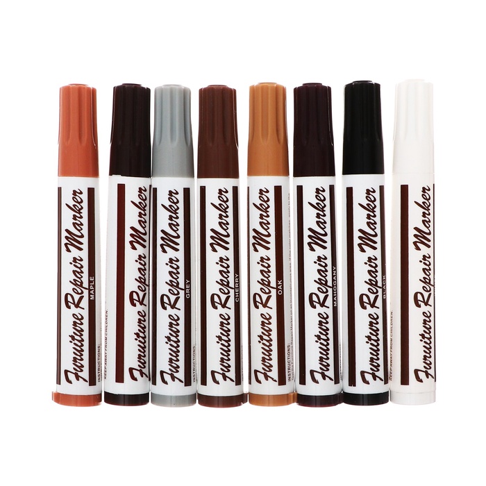 nabor-markerov-i-melkov-dlja-mebeli-8-cvetov-s-tochilkoj-10059041-3 Набор маркеров и мелков для мебели, 8 цветов, с точилкой — изображение 4