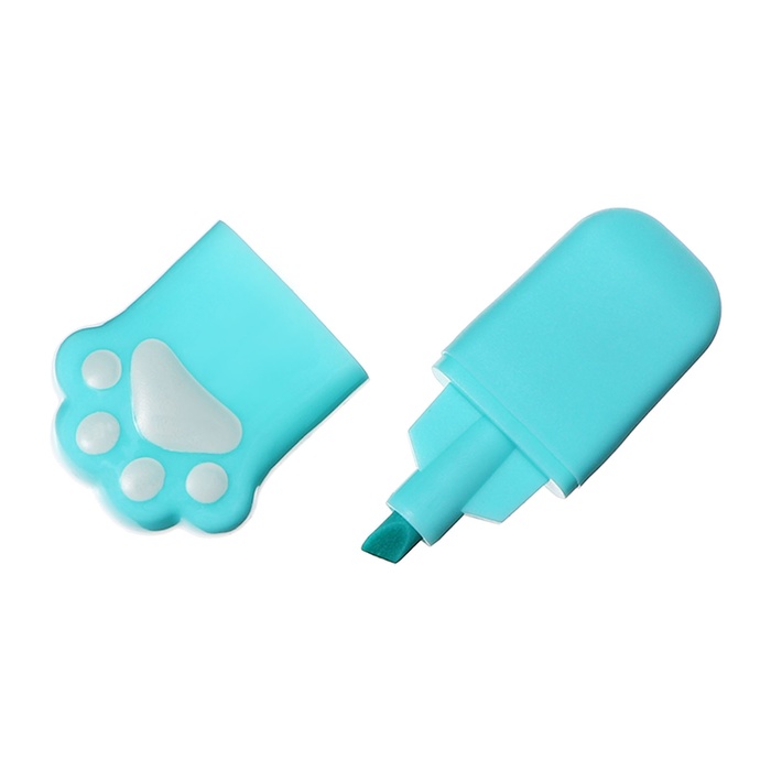 nabor-markerov-tekstovydelitelej-6-shtuk-6-cvetov-v-penale-na-molnii-lapki-pastel-10577628-2 Набор маркеров текстовыделителей 6 штук 6 цветов, в пенале на молнии Лапки пастель — изображение 3