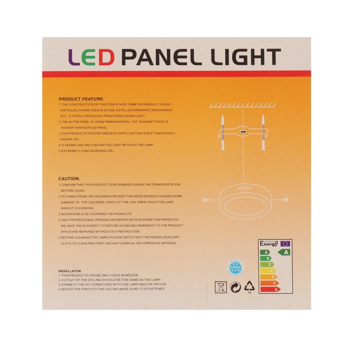 nakladnoj-svetodiodnyj-svetilnik-150h35-mm-18-vt-1620-lm-6500-k-krug.-7015822-8 Накладной светодиодный светильник, 150х35 мм, 18 Вт, 1620 Лм, 6500 К, круг. — изображение 9