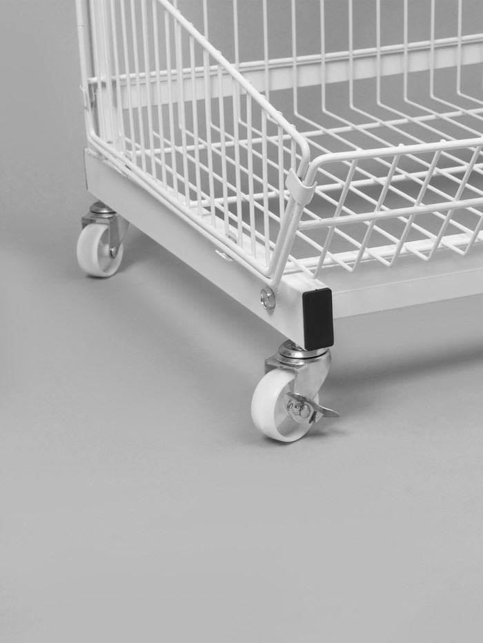 nakopitel-razbornyj-na-kolesah-5-korzin-58amp21553amp215146-sm-cvet-belyj-10198418-2 Накопитель разборный на колесах, 5 корзин, 58×53×146 см, цвет белый — изображение 3