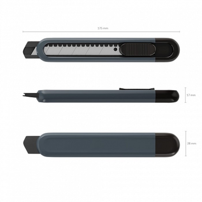 nozh-kanceljarskij-18mm-erichkrause-ampquotbutterfly-classicampquot-s-avtomaticheskoj-fiksaciej-lezvija-seryj-10420831-1 Нож канцелярский 18мм, ErichKrause "Butterfly Classic", с автоматической фиксацией лезвия, серый — изображение 2