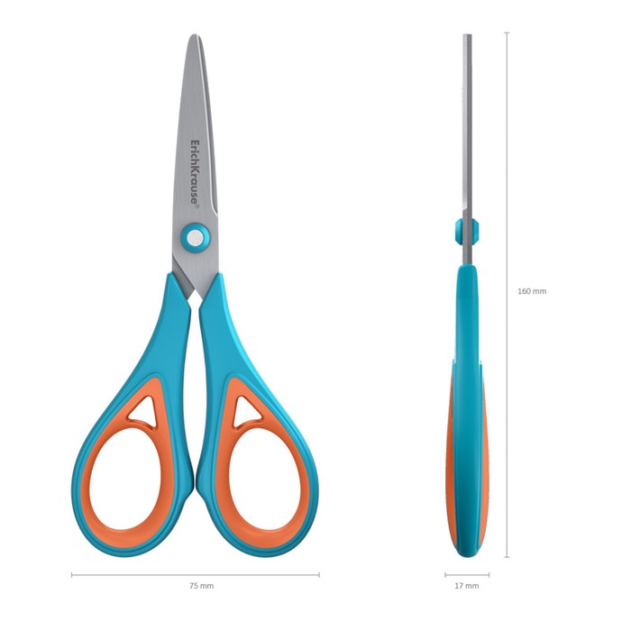 nozhnicy-16sm-erichkrause-endeavor-blister-9521760-3 Ножницы 16см ErichKrause Endeavor, блистер — изображение 4
