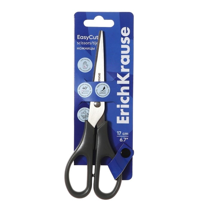 nozhnicy-17-sm-erichkrause-ampquoteasycutampquot-dvojnaja-zatochka-miks-evropodves-10657423-1 Ножницы 17 см ErichKrause "EasyCut", двойная заточка, микс, европодвес — изображение 2