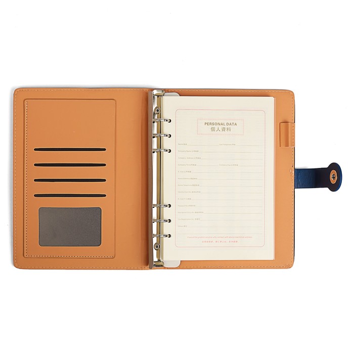 organajzer-na-kolcah-ampquotklassikaampquot-a5-96-listov-v-linejku-s-remeshkom-miks-3567585-4 Органайзер на кольцах "Классика" А5, 96 листов в линейку, с ремешком, МИКС — изображение 5